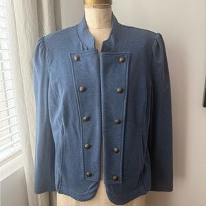 Tommy Hilfiger Women's XL Blue Double-Breasted Jacket